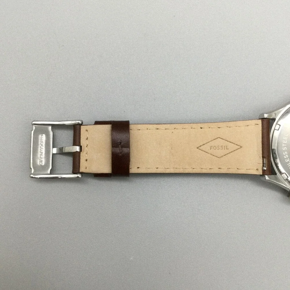 Fossil Femore BQ2363 Mens Watch 44mml Leather Date Multifunction New Battery